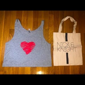Backstreet Boys Nick Carter shirt + tote